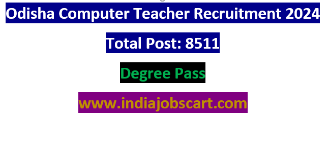 Odisha Computer Teacher Recruitment 2024: Check Accurate Date